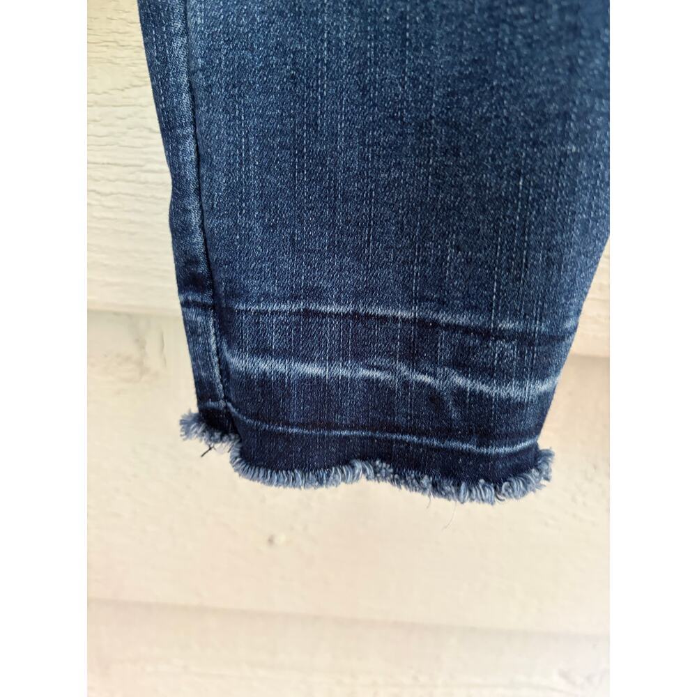 Coco + Carmen Distressed Buffalo Plaid Patch Skinny Jeans – Size Small - Picture 7 of 11